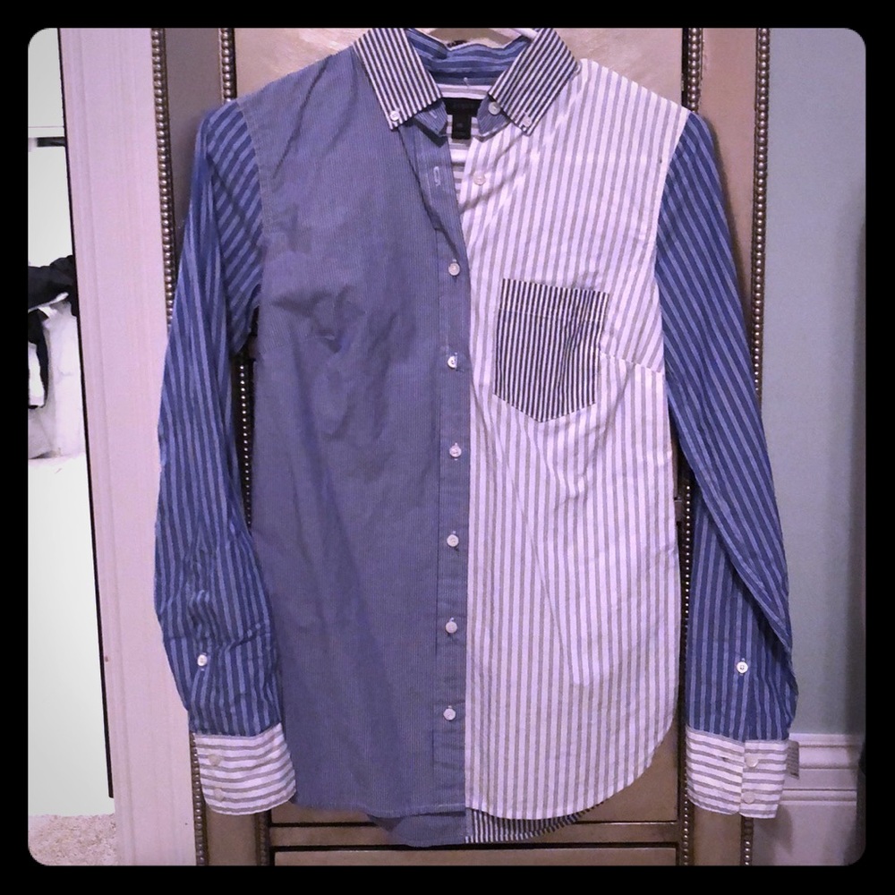 Jcrew Blue Button-Up - image 1